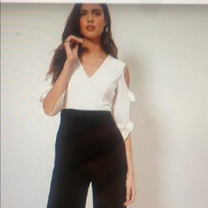 Donna Morgan colorblock tie sleeve jumpsuit !